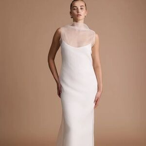 Paola Overlay and Vincent Wedding Gown